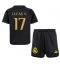 Fotbollsset Barn Real Madrid Lucas Vazquez #17 Tredje Tröja 2023-24 Mini-Kit Kortärmad (+ korta byxor)