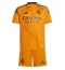 Fotbollsset Barn Real Madrid Vinicius Junior #7 Bortatröja 2024-25 Mini-Kit Kortärmad (+ korta byxor)