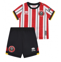 Fotbollsset Barn Sheffield United Hemmatröja 2024-25 Mini-Kit Kortärmad (+ korta byxor)
