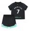 Fotbollsset Barn Sheffield United Rhian Brewster #7 Bortatröja 2024-25 Mini-Kit Kortärmad (+ korta byxor)