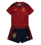 Fotbollsset Barn Spanien Hemmatröja VM 2022 Mini-Kit Kortärmad (+ korta byxor)