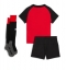 Fotbollsset Barn Stade Rennais Hemmatröja 2025-26 Mini-Kit Kortärmad (+ korta byxor)