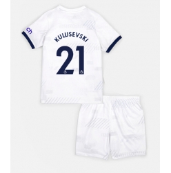 Fotbollsset Barn Tottenham Hotspur Dejan Kulusevski #21 Hemmatröja 2023-24 Mini-Kit Kortärmad (+ korta byxor)