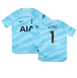 Fotbollsset Barn Tottenham Hotspur Hugo Lloris #1 Målvakt Hemmatröja 2023-24 Mini-Kit Kortärmad (+ korta byxor)