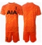Fotbollsset Barn Tottenham Hotspur Målvakt Bortatröja 2024-25 Mini-Kit Kortärmad (+ korta byxor)