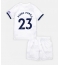 Fotbollsset Barn Tottenham Hotspur Pedro Porro #23 Hemmatröja 2023-24 Mini-Kit Kortärmad (+ korta byxor)