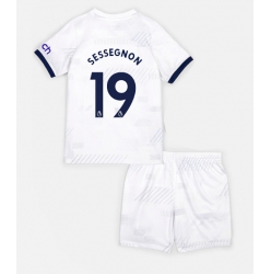 Fotbollsset Barn Tottenham Hotspur Ryan Sessegnon #19 Hemmatröja 2023-24 Mini-Kit Kortärmad (+ korta byxor)
