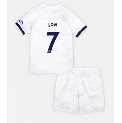 Fotbollsset Barn Tottenham Hotspur Son Heung-min #7 Hemmatröja 2023-24 Mini-Kit Kortärmad (+ korta byxor)