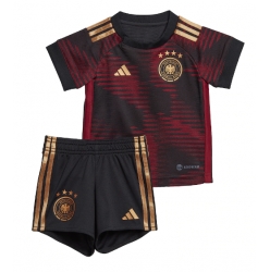 Fotbollsset Barn Tyskland Bortatröja VM 2022 Mini-Kit Kortärmad (+ korta byxor)