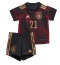 Fotbollsset Barn Tyskland Ilkay Gundogan #21 Bortatröja VM 2022 Mini-Kit Kortärmad (+ korta byxor)