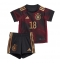 Fotbollsset Barn Tyskland Jonas Hofmann #18 Bortatröja VM 2022 Mini-Kit Kortärmad (+ korta byxor)