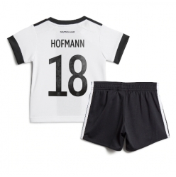 Fotbollsset Barn Tyskland Jonas Hofmann #18 Hemmatröja VM 2022 Mini-Kit Kortärmad (+ korta byxor)