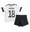 Fotbollsset Barn Tyskland Jonas Hofmann #18 Hemmatröja VM 2022 Mini-Kit Kortärmad (+ korta byxor)