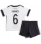 Fotbollsset Barn Tyskland Joshua Kimmich #6 Hemmatröja VM 2022 Mini-Kit Kortärmad (+ korta byxor)