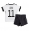 Fotbollsset Barn Tyskland Mario Gotze #11 Hemmatröja VM 2022 Mini-Kit Kortärmad (+ korta byxor)