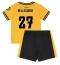 Fotbollsset Barn Wolves Jean-Ricner Bellegarde #27 Hemmatröja 2024-25 Mini-Kit Kortärmad (+ korta byxor)