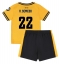 Fotbollsset Barn Wolves Nelson Semedo #22 Hemmatröja 2024-25 Mini-Kit Kortärmad (+ korta byxor)