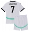 Fotbollsset Barn Österrike Marko Arnautovic #7 Bortatröja EM 2024 Mini-Kit Kortärmad (+ korta byxor)
