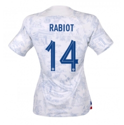 Frankrike Adrien Rabiot #14 Bortatröja VM 2022 Dam Kortärmad