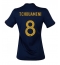 Frankrike Aurelien Tchouameni #8 Hemmatröja VM 2022 Dam Kortärmad