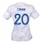 Frankrike Kingsley Coman #20 Bortatröja VM 2022 Dam Kortärmad