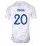 Frankrike Kingsley Coman #20 Bortatröja VM 2022 Kortärmad