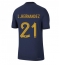 Frankrike Lucas Hernandez #21 Hemmatröja VM 2022 Kortärmad