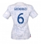 Frankrike Matteo Guendouzi #6 Bortatröja VM 2022 Dam Kortärmad