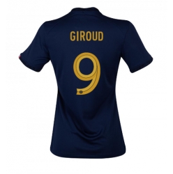 Frankrike Olivier Giroud #9 Hemmatröja VM 2022 Dam Kortärmad