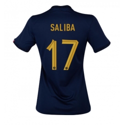 Frankrike William Saliba #17 Hemmatröja VM 2022 Dam Kortärmad