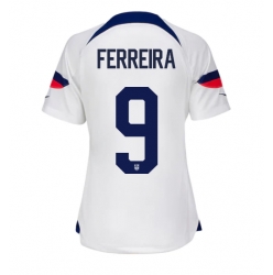 Förenta staterna Jesus Ferreira #9 Hemmatröja VM 2022 Dam Kortärmad
