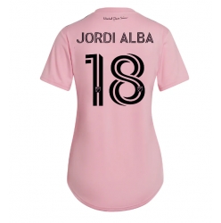 Inter Miami Jordi Alba #18 Hemmatröja 2023-24 Dam Kortärmad