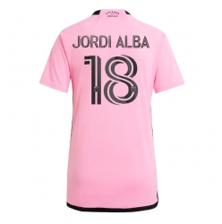 Inter Miami Jordi Alba #18 Hemmatröja 2024-25 Dam Kortärmad