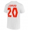 Kanada Jonathan David #20 Bortatröja VM 2022 Kortärmad