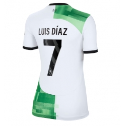 Liverpool Luis Diaz #7 Bortatröja 2023-24 Dam Kortärmad
