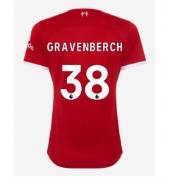 Liverpool Ryan Gravenberch #38 Hemmatröja 2023-24 Dam Kortärmad
