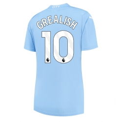 Manchester City Jack Grealish #10 Hemmatröja 2023-24 Dam Kortärmad