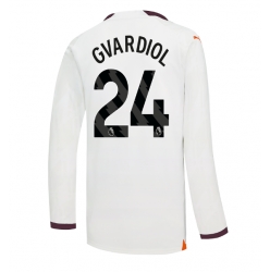 Manchester City Josko Gvardiol #24 Bortatröja 2023-24 Långärmad