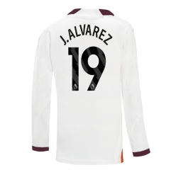 Manchester City Julian Alvarez #19 Bortatröja 2023-24 Långärmad
