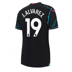 Manchester City Julian Alvarez #19 Tredje Tröja 2023-24 Dam Kortärmad