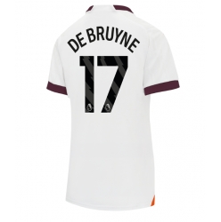 Manchester City Kevin De Bruyne #17 Bortatröja 2023-24 Dam Kortärmad