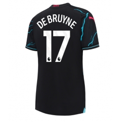 Manchester City Kevin De Bruyne #17 Tredje Tröja 2023-24 Dam Kortärmad