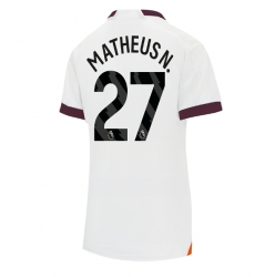 Manchester City Matheus Nunes #27 Bortatröja 2023-24 Dam Kortärmad