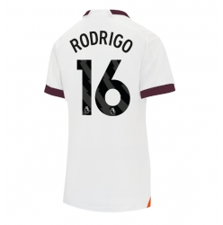 Manchester City Rodri Hernandez #16 Bortatröja 2023-24 Dam Kortärmad