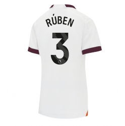 Manchester City Ruben Dias #3 Bortatröja 2023-24 Dam Kortärmad
