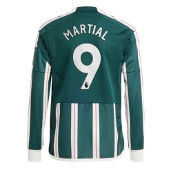 Manchester United Anthony Martial #9 Bortatröja 2023-24 Långärmad