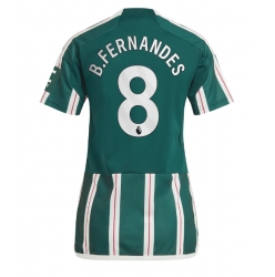 Manchester United Bruno Fernandes #8 Bortatröja 2023-24 Dam Kortärmad