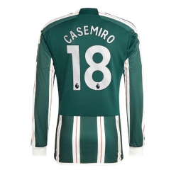 Manchester United Casemiro #18 Bortatröja 2023-24 Långärmad