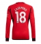 Manchester United Casemiro #18 Hemmatröja 2023-24 Långärmad