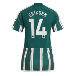 Manchester United Christian Eriksen #14 Bortatröja 2023-24 Dam Kortärmad